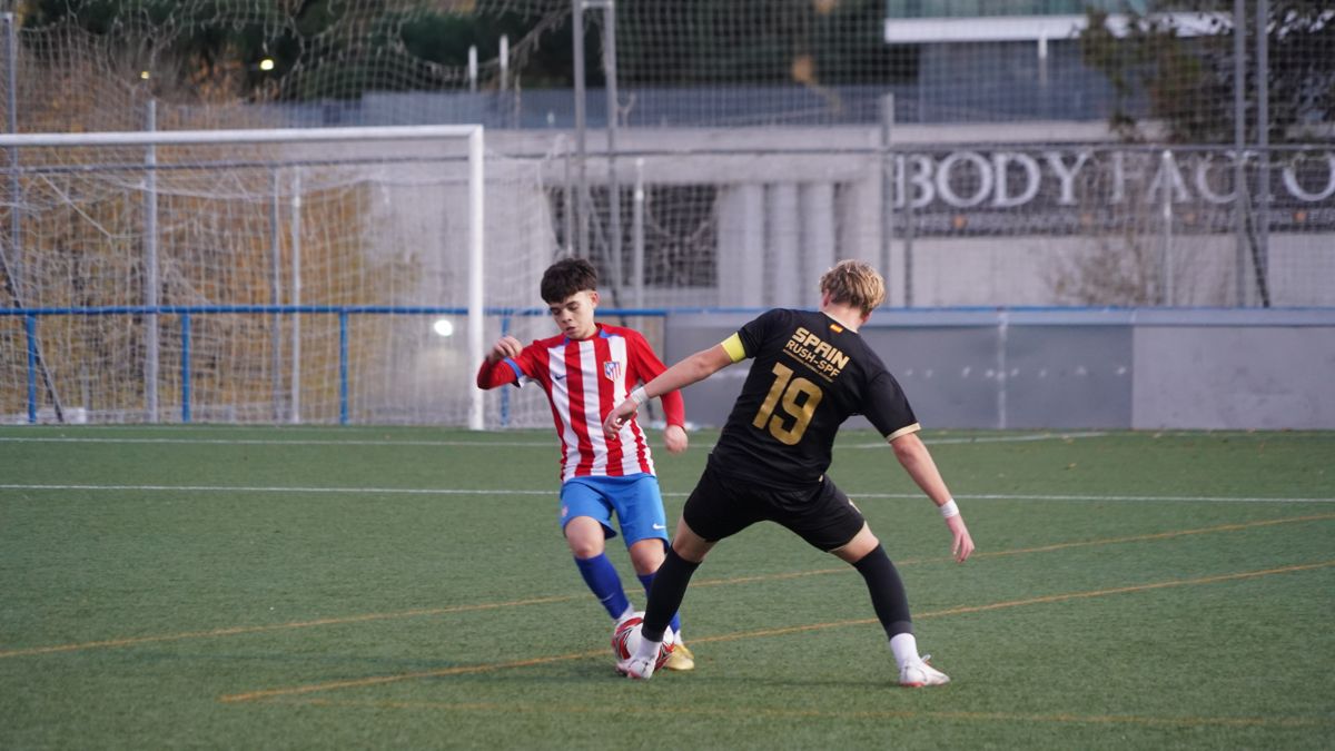 Friendly match between a Spanish club and Spain Rush-SPF