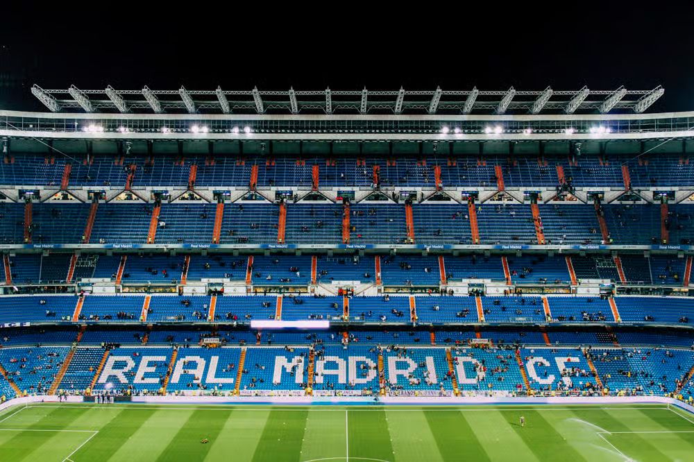 Santiago Bernabéu stadium stands