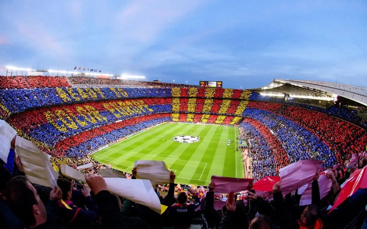 Camp Nou stadium full of fans